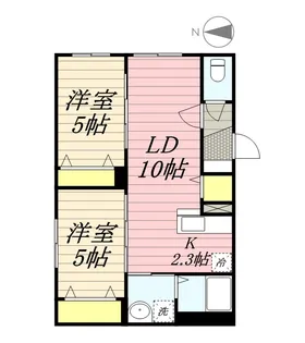 ウィリデ【1階】の間取り
