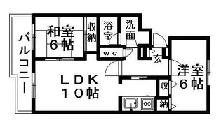 エテル513【3階】の間取り