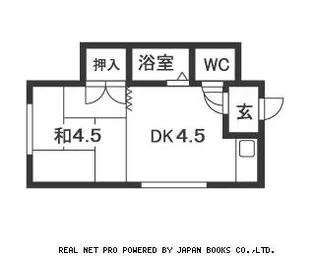 オーケーハイツNO.2【101号室】の間取り