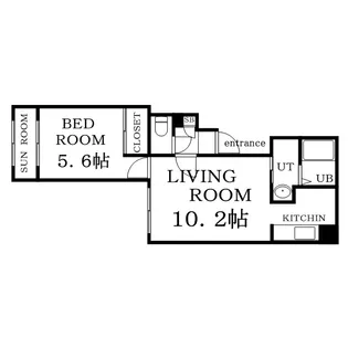 アイアール東札幌【401号室】の間取り