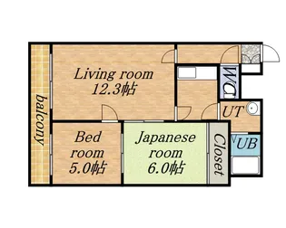 アース南郷21【403号室】の間取り