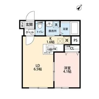 パークヒルズ【107号室】の間取り