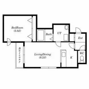 プリマベーラ菊水【4階】の間取り