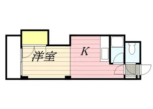 グランドール菊水【0208号室】の間取り