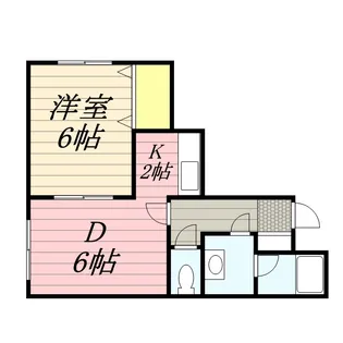 ラパス本通Ⅱ【103号室】の間取り