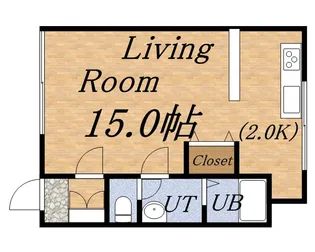 相馬ビル【0402号室】の間取り