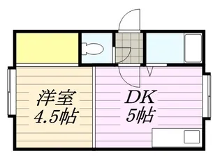 クルーズハウス澄川【0007号室】の間取り