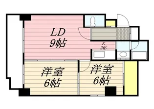 シャンブルドロア菊水【4階】の間取り