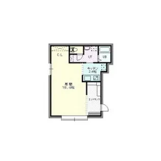 SOARE真駒内【2階】の間取り