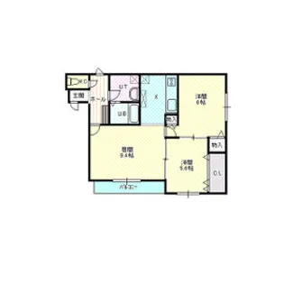 リベア菊水【302号室】の間取り