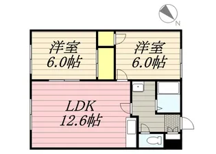 コーポラスワイド【203号室】の間取り