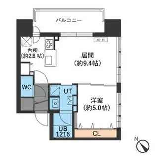 F中の島【11階】の間取り