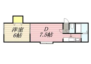 コートカムフォートⅠ【2階】の間取り