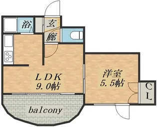 VIP ISHIKAWA【0303号室】の間取り