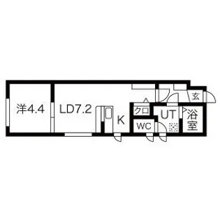 エクセラ澄川【3階】の間取り