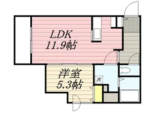 ブランシャール本郷通【9階】の間取り