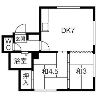 コーポ杉本【A号室】の間取り
