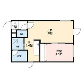 yuga【103号室】の間取り