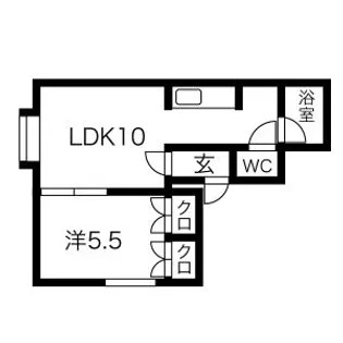 プレステージKE【206号室】の間取り