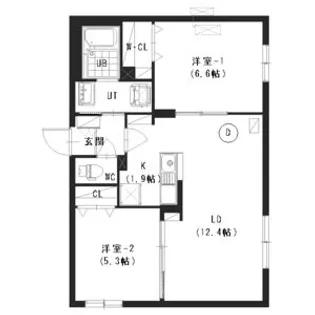 CIEL シエル【3階】の間取り