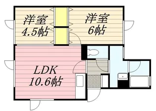 MY VILLAGE【0202号室】の間取り