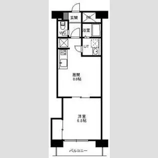 カノントヨヒラ【1階】の間取り