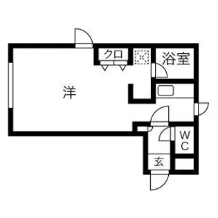 オークハイツ南郷【106号室】の間取り
