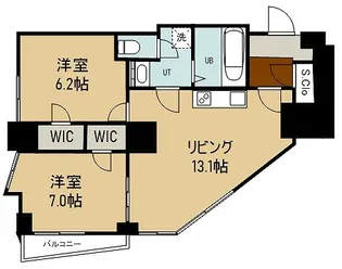 CASALSVTOWER【2階】の間取り