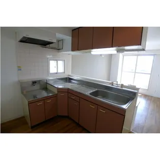 藤井ビル中の島Ⅱ【0101号室】のキッチン