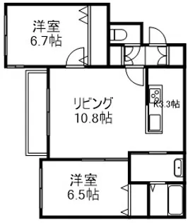 COZY PLACE 栄通【1階】の間取り