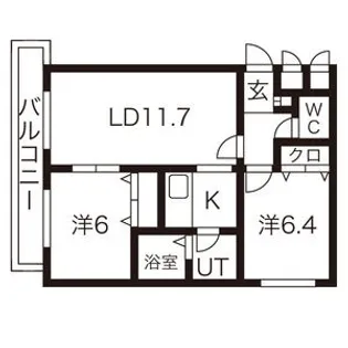 サラベルヴェデーレ【501号室】の間取り