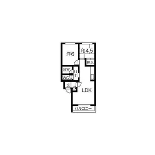 リヴァージュ【402号室】の間取り
