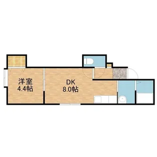 ソレイユ白石【3階】の間取り