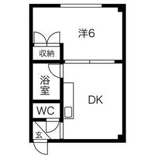 レジデンス静【4階】の間取り