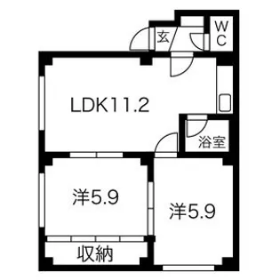 リ・ビエール【2階】の間取り