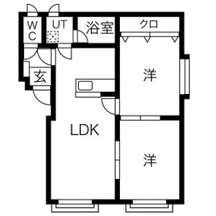 エクセレントハイム【2階】の間取り