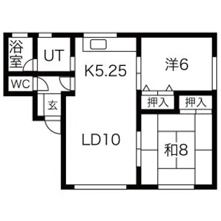 カーサメント25【203号室】の間取り