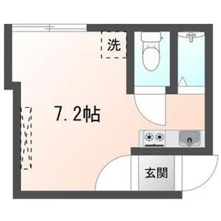 TーROUTE(ティールート)菊水【308号室】の間取り