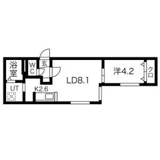 Empress澄川【2階】の間取り