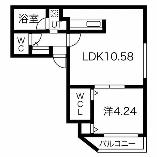 グランピエール本郷通【2階】の間取り