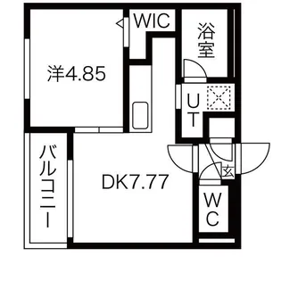 パレス柊【403号室】の間取り