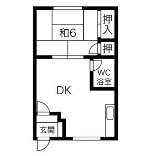 グリーンハイツ(東札幌)【2階】の間取り