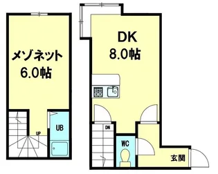 GRACIAS GASHINⅡ【102号室】の間取り