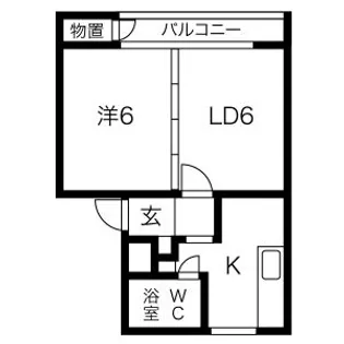 澄川グリーンハイツ【303号室】の間取り