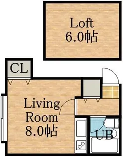 ロベリアⅠ【102号室】の間取り
