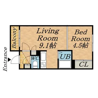 エスパシオ本郷【3階】の間取り