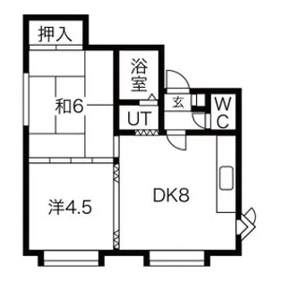 プレミエール南郷B【2階】の間取り