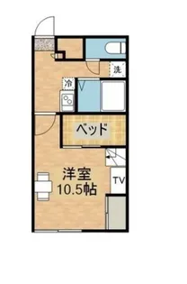 ルナコート北郷【0209号室】の間取り