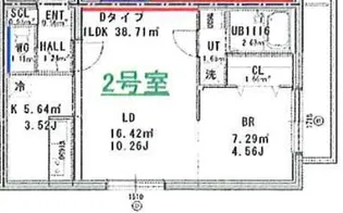 AZULドーム前【302号室】の間取り