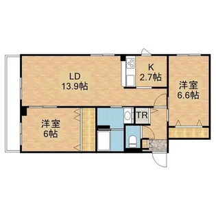 S.T.COLLINE(エスティーコリーヌ)【2階】の間取り